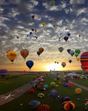 Fondo de pantalla Air Balloons 128x160
