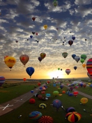 Fondo de pantalla Air Balloons 132x176