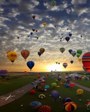 Fondo de pantalla Air Balloons 176x220