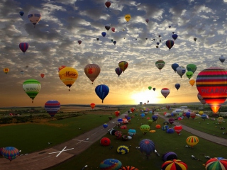 Air Balloons wallpaper 320x240