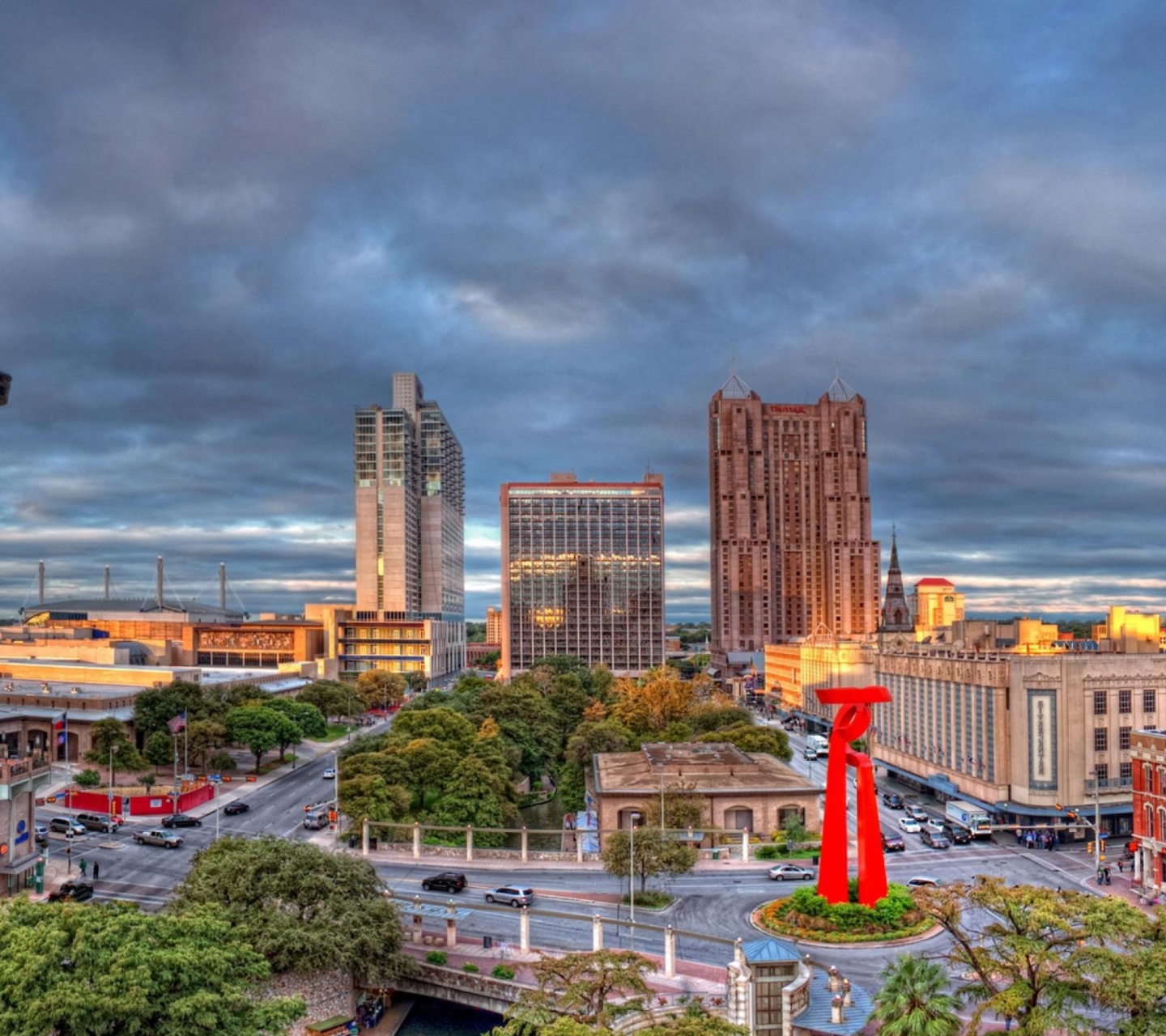 Das San Antonio in Texas HDR Wallpaper 1440x1280