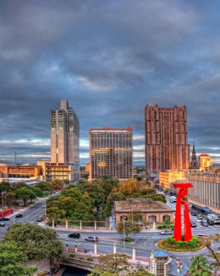 San Antonio in Texas HDR - Obrázkek zdarma pro iPhone 7