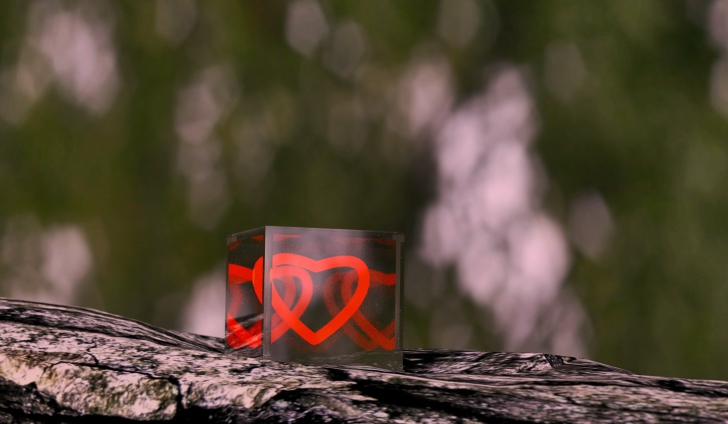 Sfondi Heart In Cube