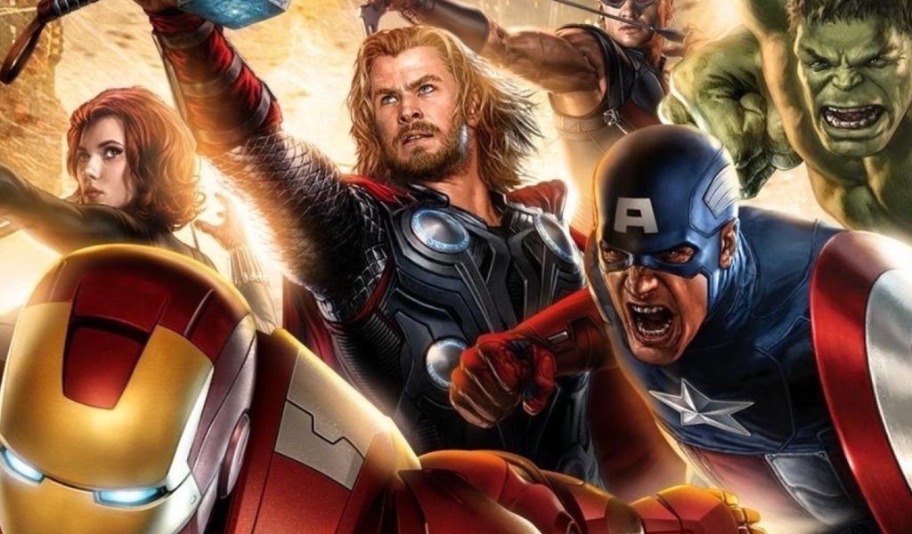 Das Avengers 2014 Wallpaper 1024x600