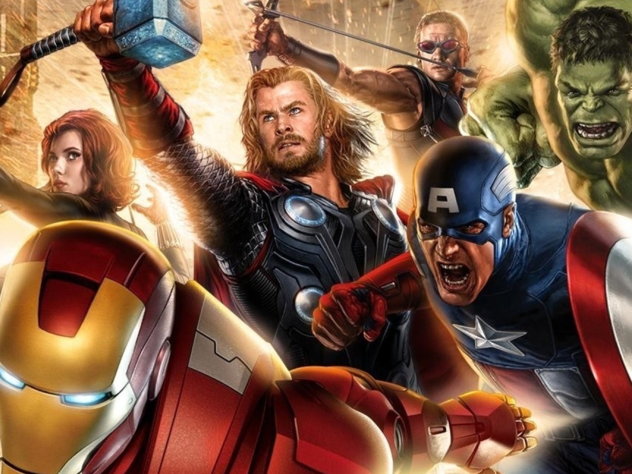 Fondo de pantalla Avengers 2014 1280x960