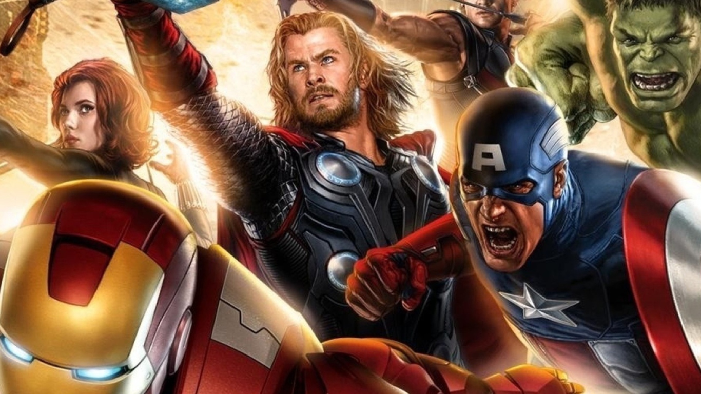 Das Avengers 2014 Wallpaper 1366x768