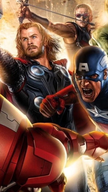 Sfondi Avengers 2014 360x640