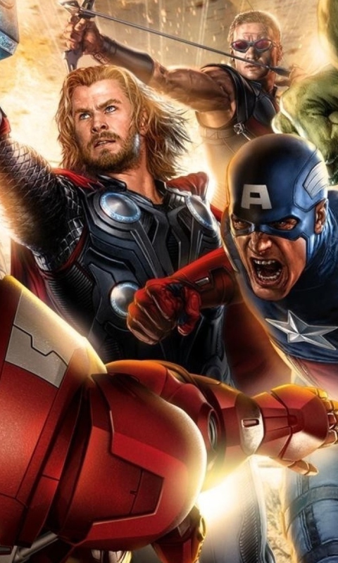Das Avengers 2014 Wallpaper 480x800