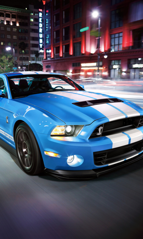 Das Shelby Mustang Wallpaper 480x800