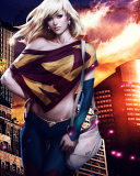 Fondo de pantalla Supergirl DC Comics 128x160