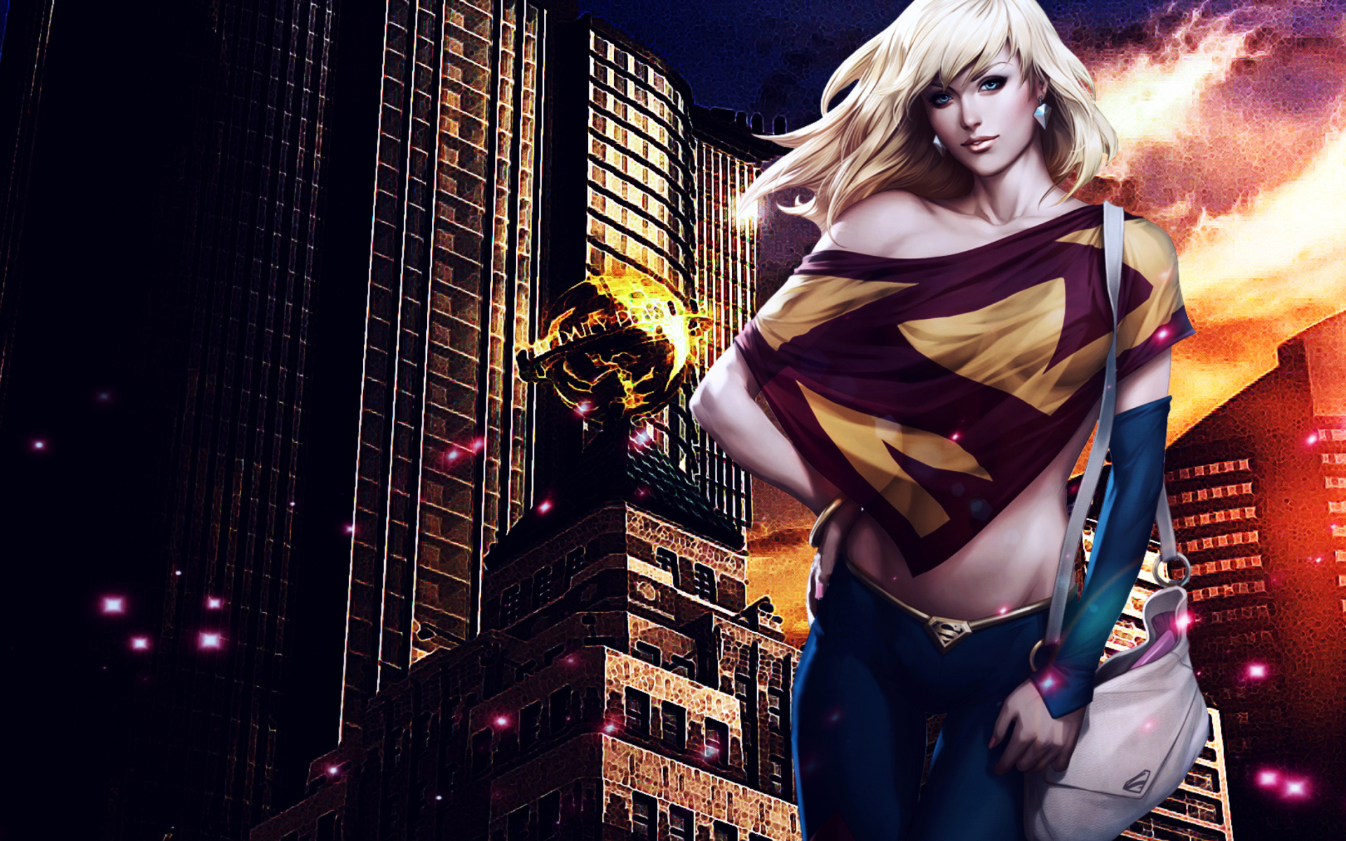 Das Supergirl DC Comics Wallpaper 1920x1200