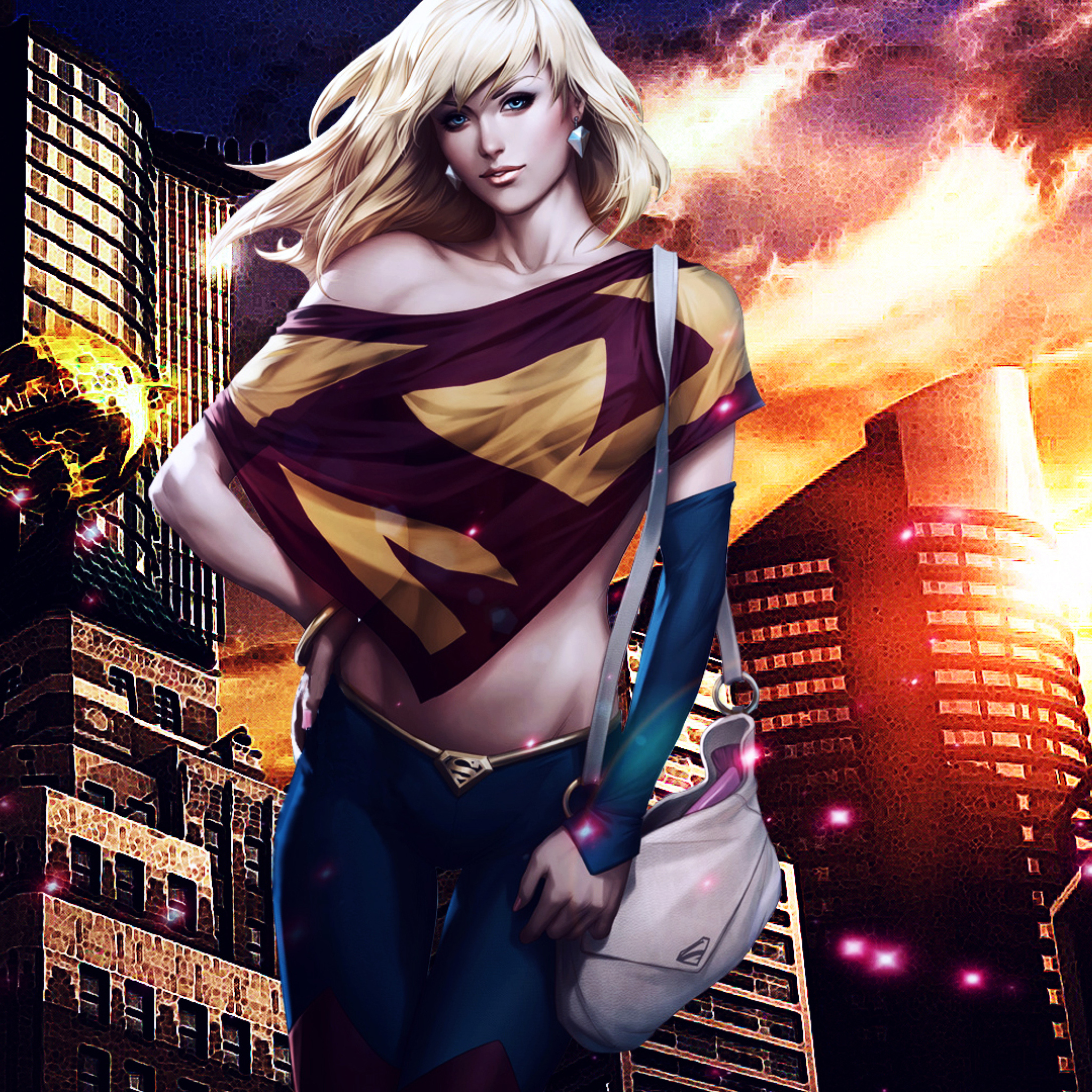 Screenshot №1 pro téma Supergirl DC Comics 2048x2048