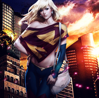 Kostenloses Supergirl DC Comics Wallpaper für iPad