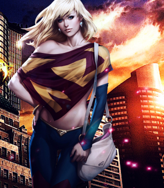 Supergirl DC Comics sfondi gratuiti per 640x1136