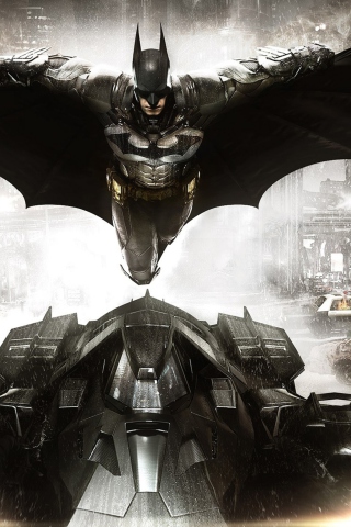 Das Batman: Arkham Knight Wallpaper 320x480