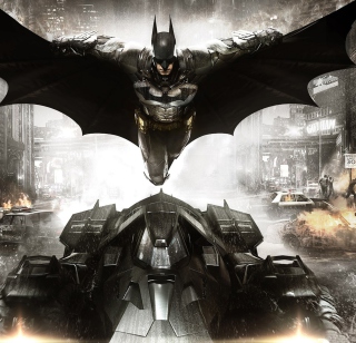 Kostenloses Batman: Arkham Knight Wallpaper für iPad mini