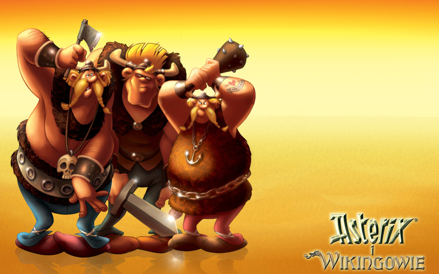 Screenshot №1 pro téma Astérix et les Vikings 1440x900