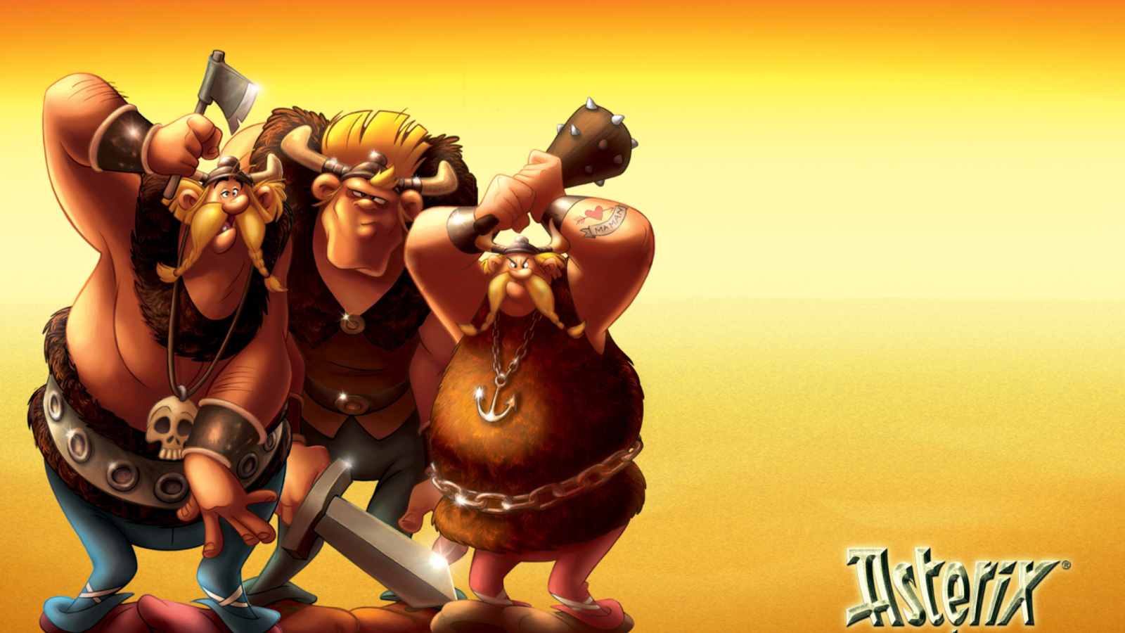 Screenshot №1 pro téma Astérix et les Vikings 1600x900