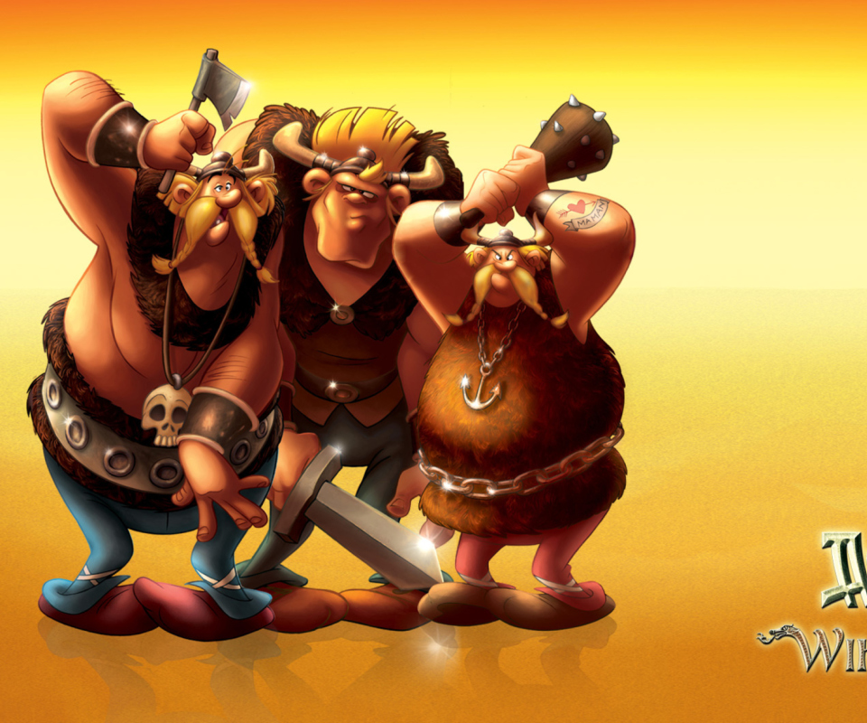 Astérix et les Vikings wallpaper 960x800