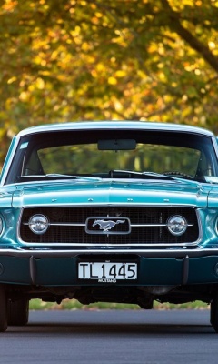 Das Ford Mustang First Generation Wallpaper 240x400