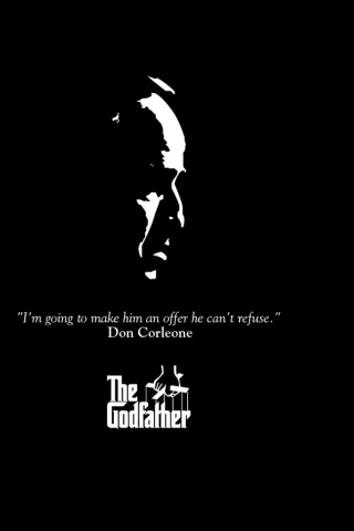 Das GodFather Wallpaper 320x480