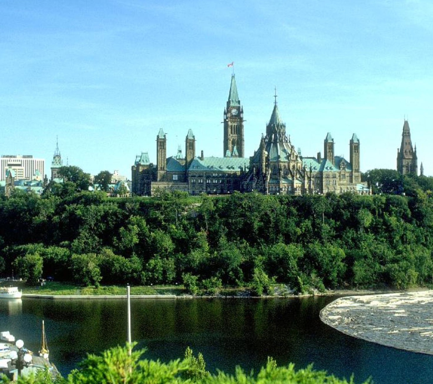 Обои Ottawa Canada Parliament 1440x1280