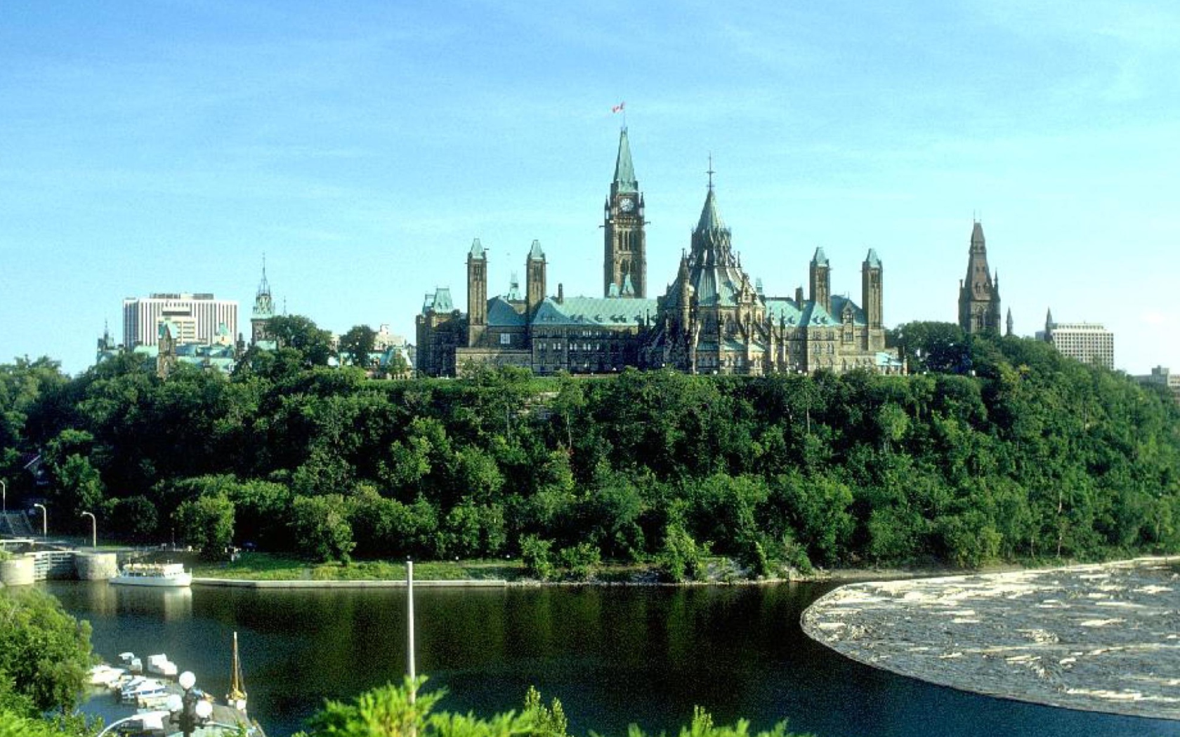 Das Ottawa Canada Parliament Wallpaper 1680x1050