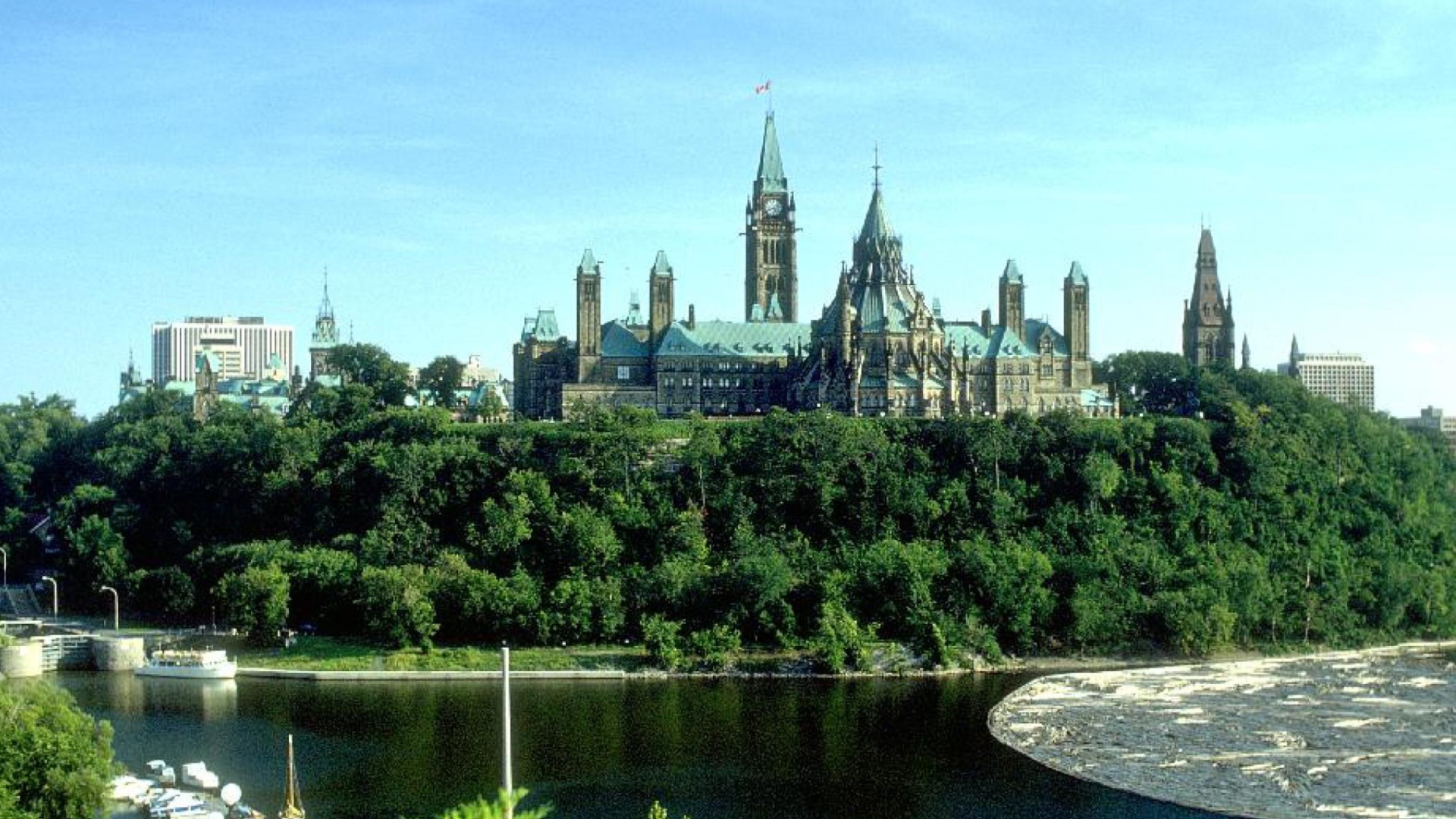Das Ottawa Canada Parliament Wallpaper 1920x1080