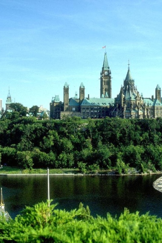 Sfondi Ottawa Canada Parliament 320x480