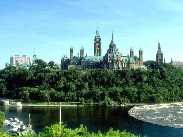 Sfondi Ottawa Canada Parliament 640x480