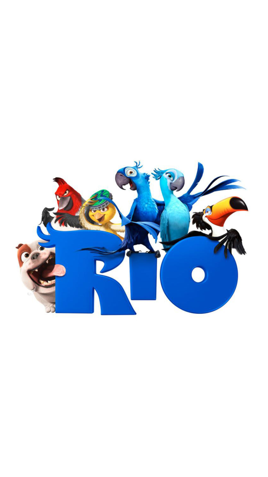 Sfondi Poster Of The Cartoon Rio 1080x1920