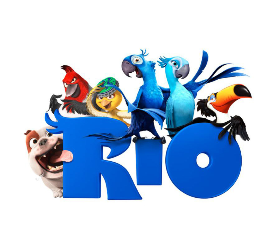 Обои Poster Of The Cartoon Rio 1080x960