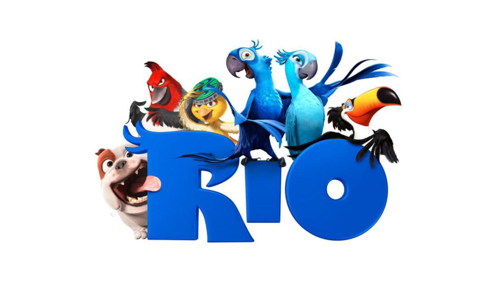 Poster Of The Cartoon Rio wallpaper 1600x900