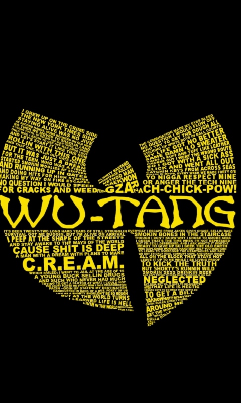 Fondo de pantalla Wu-Tang Clan 480x800