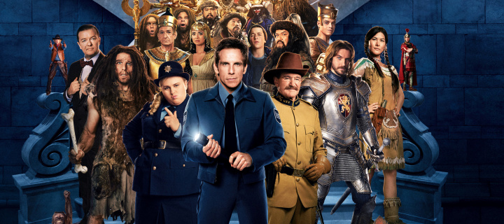 Das Night at the Museum Secret of the Tomb 2014 Wallpaper 720x320
