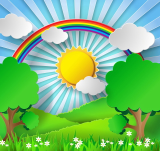 Sunny Day sfondi gratuiti per iPad mini 2