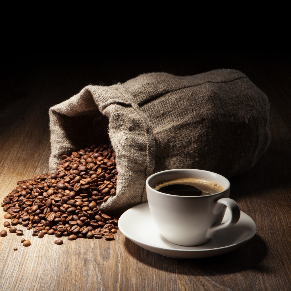 Still Life With Coffee Beans wallpaper 1024x1024