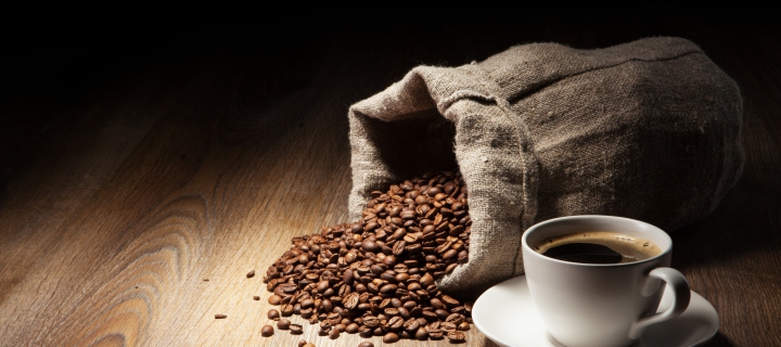 Still Life With Coffee Beans wallpaper 720x320