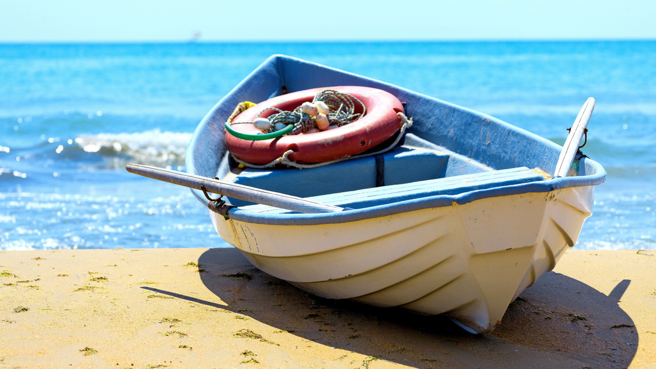 Das Fishing boat on British Virgin Islands Wallpaper 1280x720