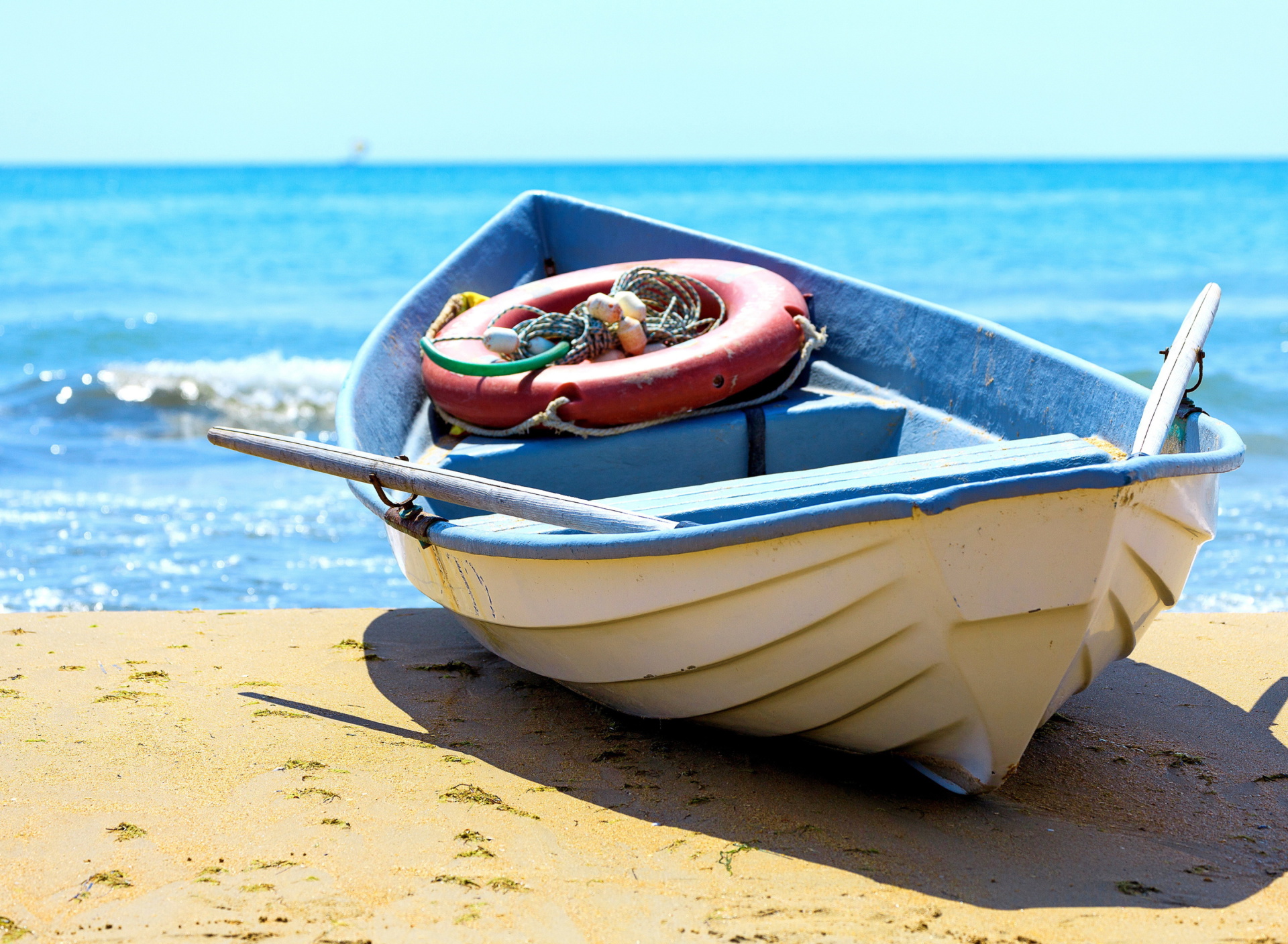 Das Fishing boat on British Virgin Islands Wallpaper 1920x1408