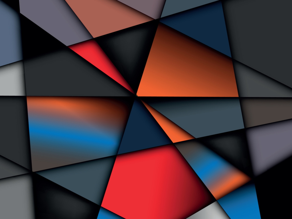 Colorful Geometry wallpaper 1024x768