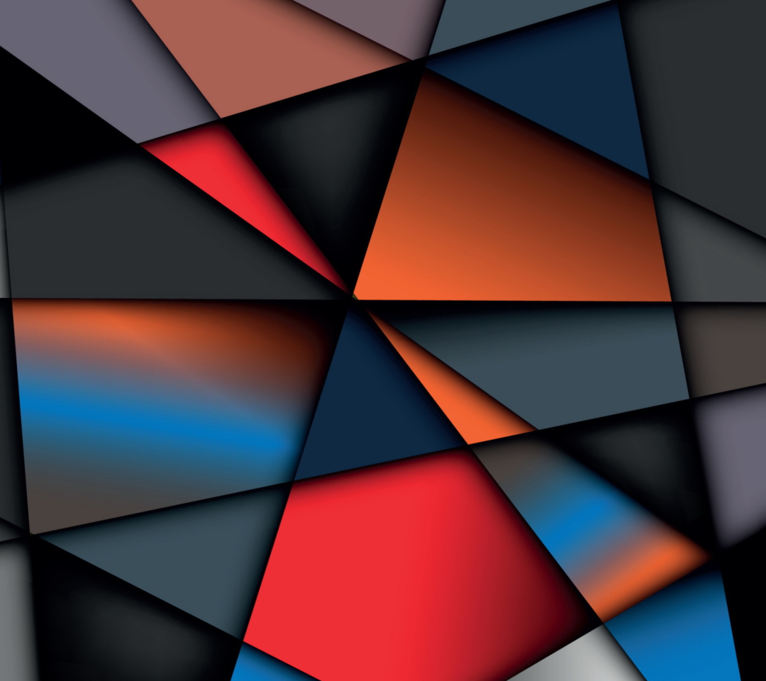 Das Colorful Geometry Wallpaper 1080x960