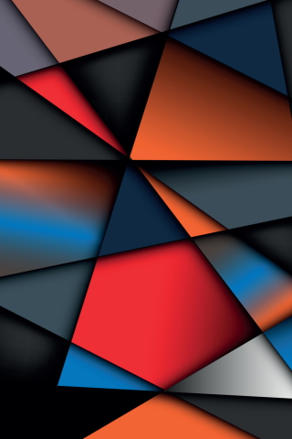 Das Colorful Geometry Wallpaper 320x480