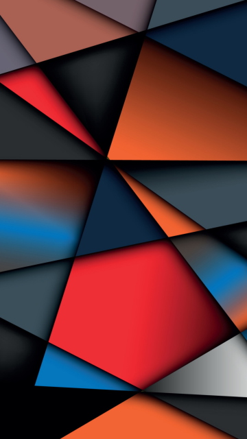 Das Colorful Geometry Wallpaper 360x640