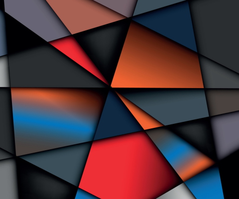 Das Colorful Geometry Wallpaper 480x400