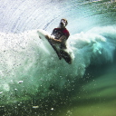Das Summer, Waves And Surfing Wallpaper 128x128