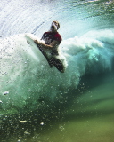 Обои Summer, Waves And Surfing 128x160
