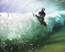 Das Summer, Waves And Surfing Wallpaper 220x176