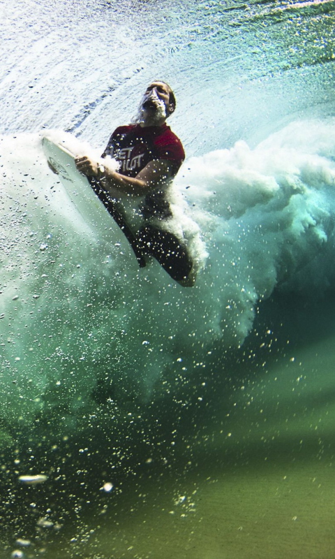 Das Summer, Waves And Surfing Wallpaper 480x800