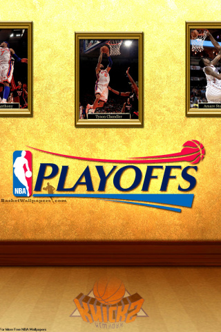 Das New York Knicks NBA Playoffs Wallpaper 320x480